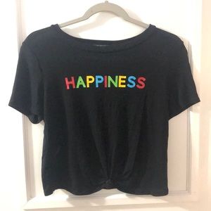 Happiness crop top